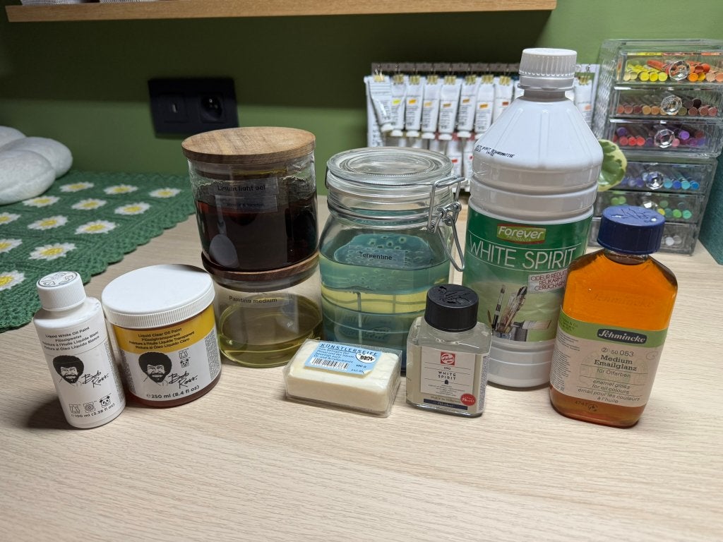 Olieverf mediums, Hobby & Loisirs créatifs, Peinture, Comme neuf, Peinture à l'huile, Enlèvement ou Envoi