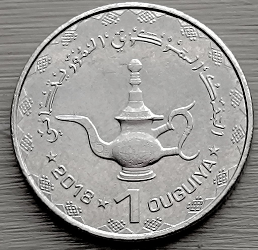 munt Mauritanie 1 ouguia 2018, Postzegels en Munten, Munten | Afrika, Ophalen of Verzenden