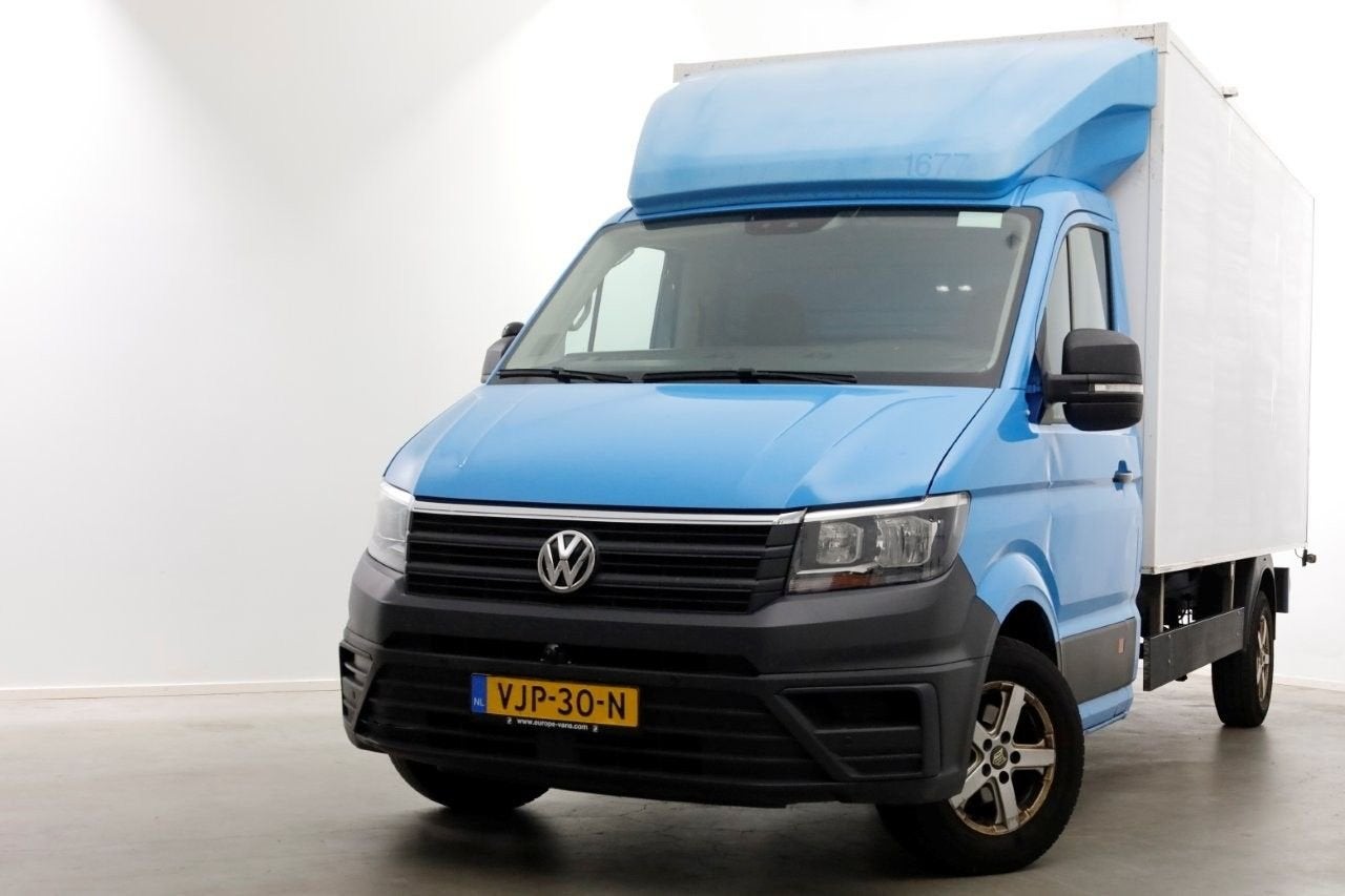 Volkswagen Crafter 35 2.0 TDI E6 Bakwagen met achterdeuren 2, Auto's, ABS, Blauw, Bedrijf, 277 g/km