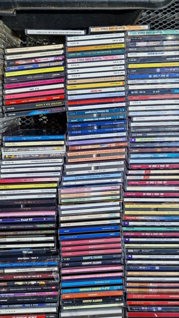Collectie van meer dan 500 cd's, Ophalen
