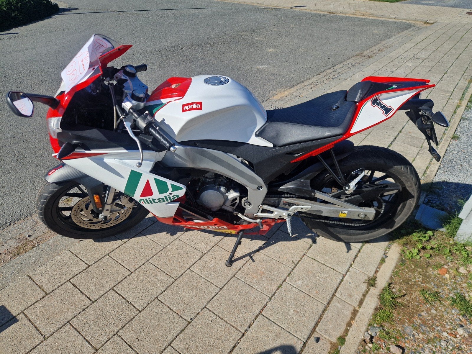 Aprilia brommer 50 cc, Fietsen en Brommers, Ophalen, Tweetakt, Gebruikt, Klasse B (45 km/u)