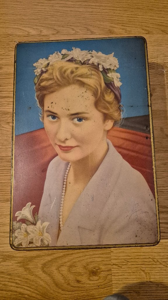 Boîte à chocolat vintage de Jacques, Collections, Boîte en métal, Enlèvement, Utilisé