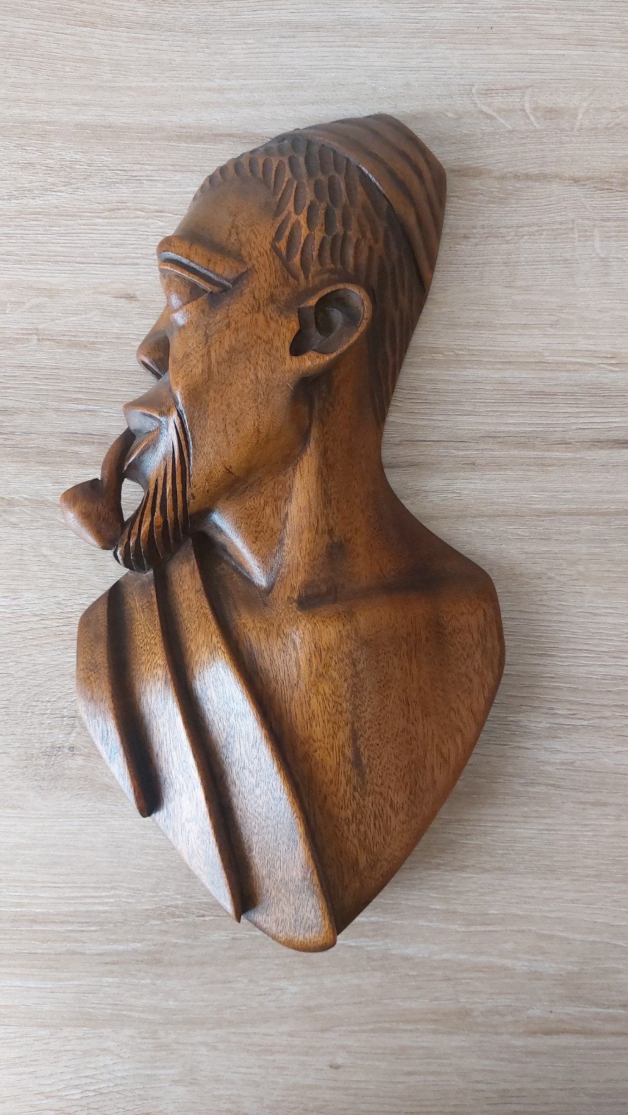 Congolees houtsnijwerk, Antiek en Kunst, Hout, Bruin, Afrika, Ophalen of Verzenden