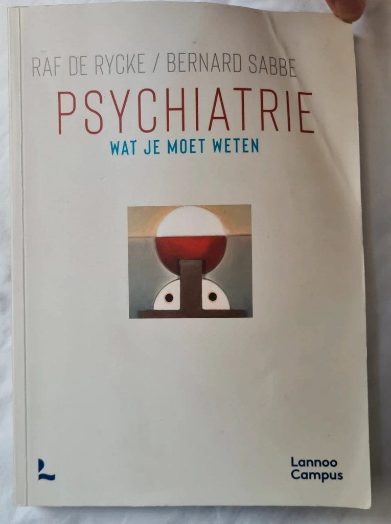 Boek “Psychiatrie wat je moet weten”, Ophalen of Verzenden, Gelezen, Raf De Rycke, Bernard Sabbe