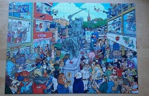 Puzzel Puzzle in a bag 1000 stukjes compleet, Ophalen of Verzenden