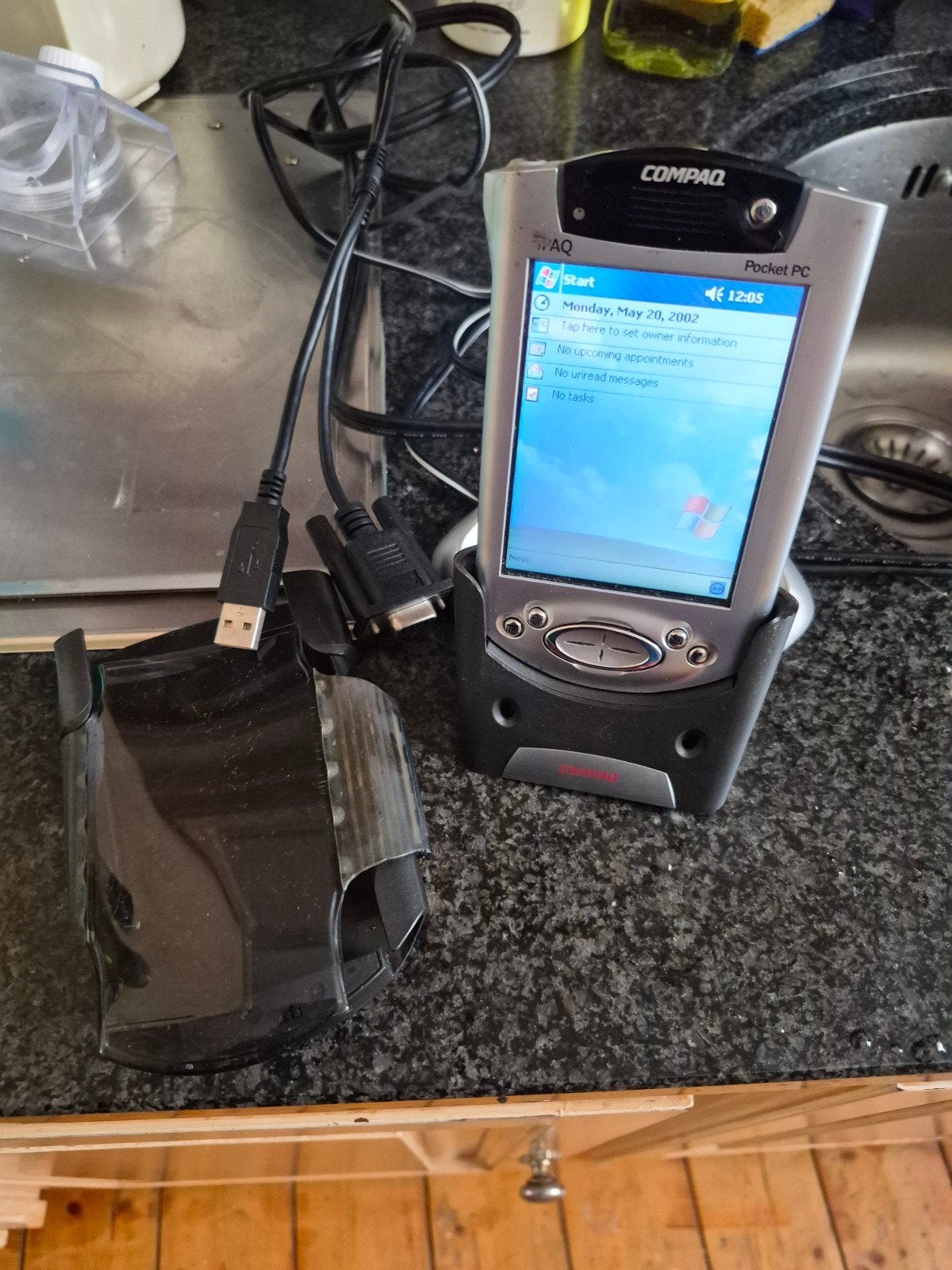 Vintage Compaq iPAQ H3970 Pocket PC (2002) – Complete set me, Computers en Software, Vintage Computers, Ophalen of Verzenden