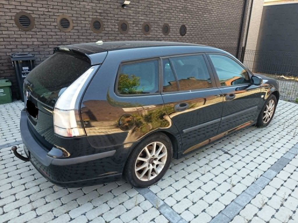 break  saab 9-3 turbo diesel  de 2008, Auto's, Saab, Zwart, 5 deurs, Particulier, Te koop