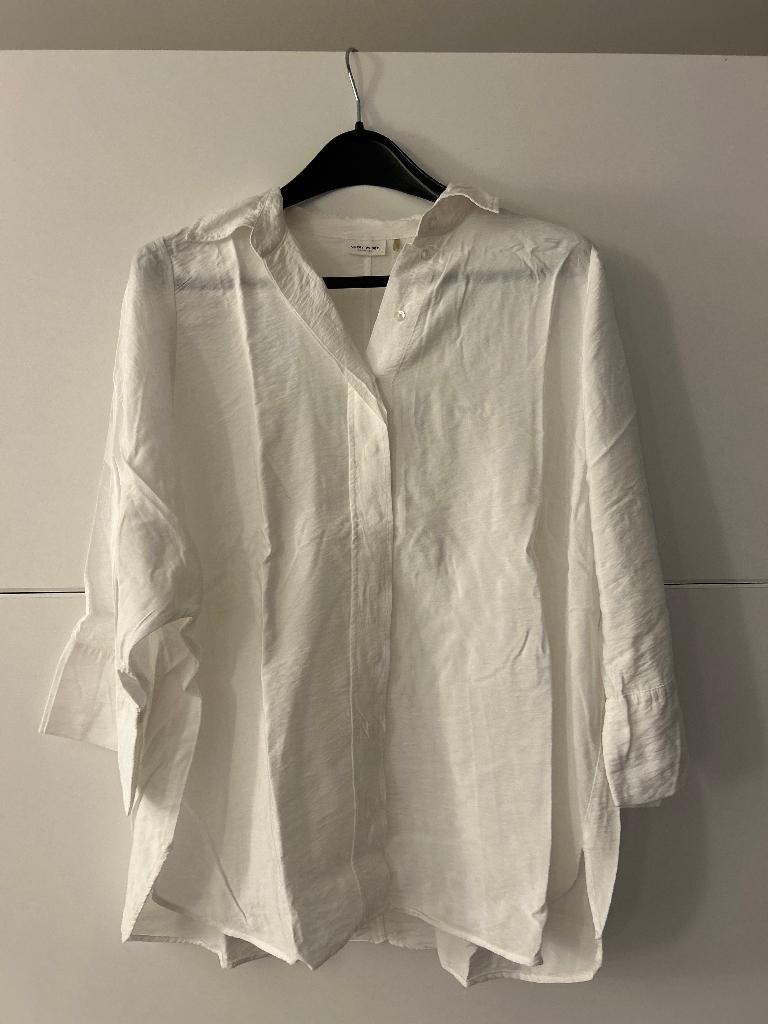 Gerry Weber witte blouse met lange mouwen, Wit, Maat 46/48 (XL) of groter, Ophalen of Verzenden, Zo goed als nieuw