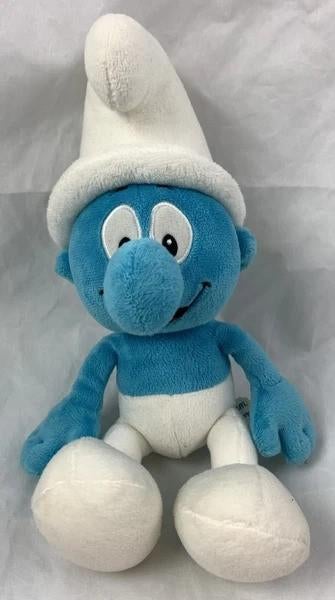 Peyo Smurf Knuffel Blauw Wit Vintage Pluche Smurfen 2008, Kinderen en Baby's, Speelgoed | Knuffels en Pluche, Overige merken, Overige typen