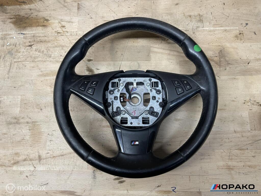 M Sportstuur leder BMW E60 E61 (start-stop variant), Auto-onderdelen, Gebruikt, Einsteinlaan 5 rijswijk, Bmw, Ophalen of Verzenden