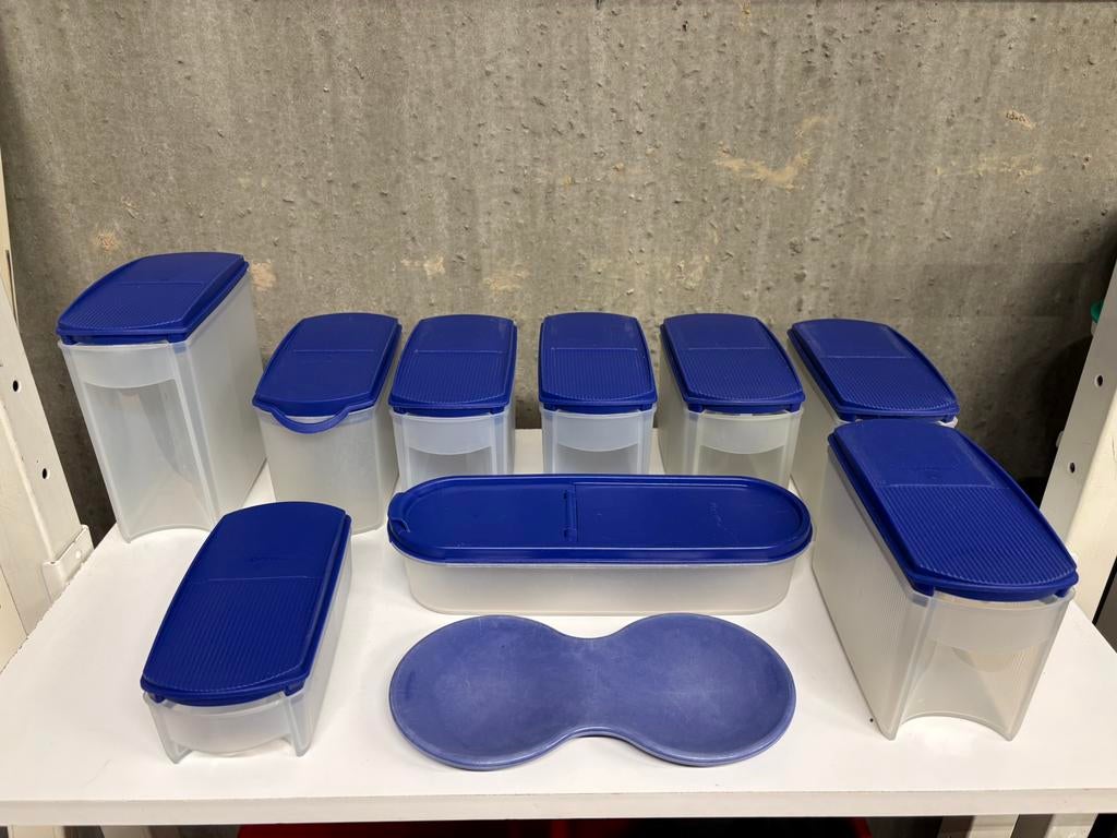 Tupperware bewaar dozen 8 stuks, Enlèvement, Comme neuf