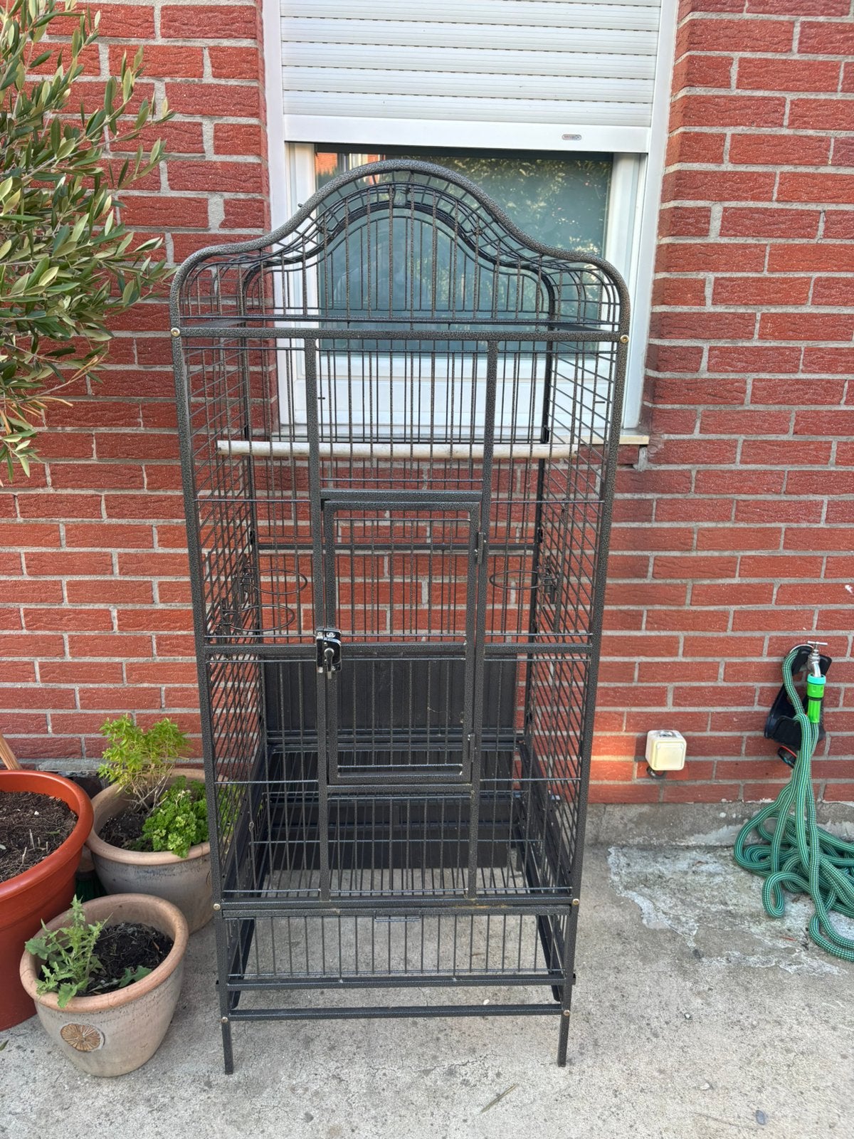 Cage oiseaux 61x56x150, Enlèvement, Comme neuf, Métal, Cage à oiseaux