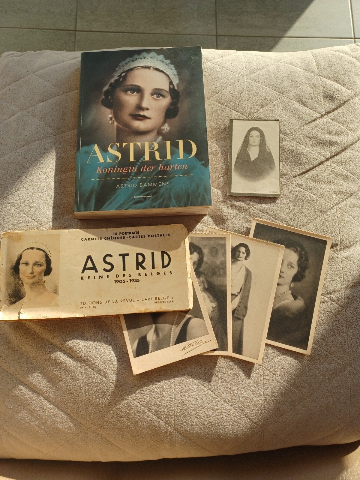 koninging Astrid, Collections, Envoi, Utilisé
