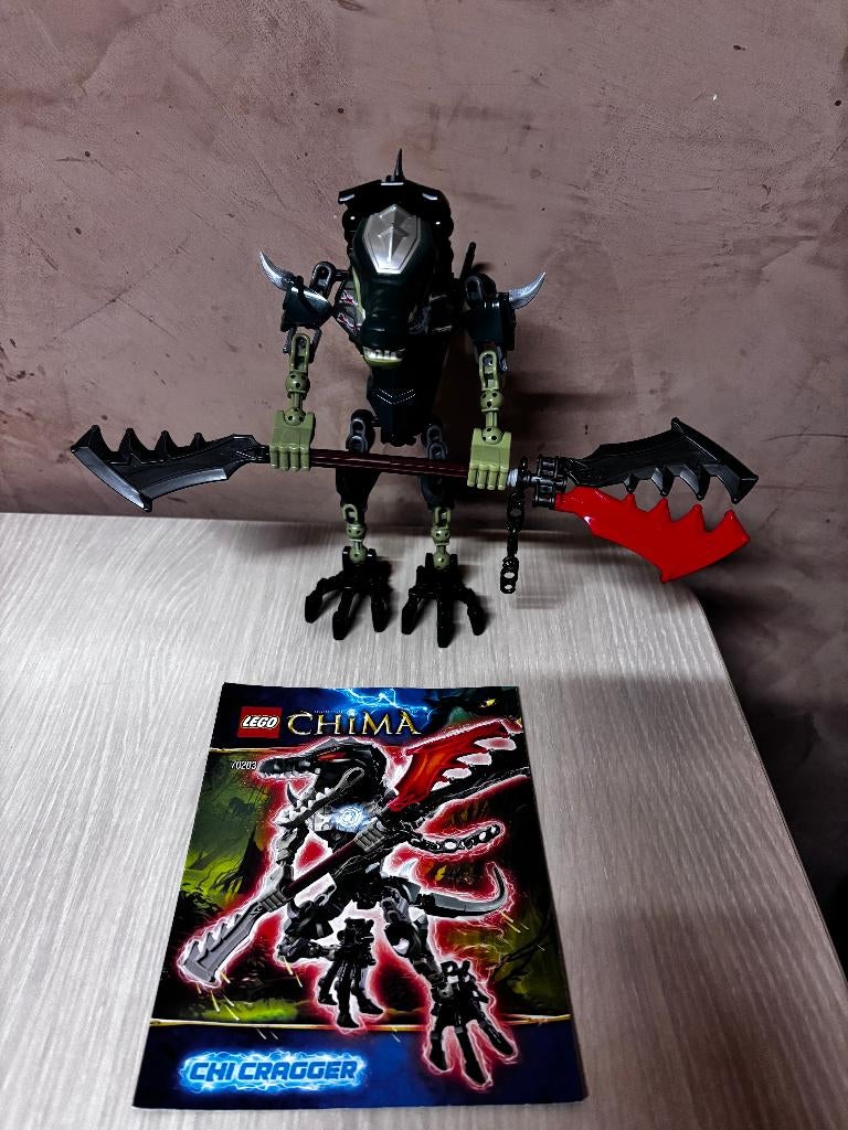 Lego Chima 70203 Chi Cragger volledig met boekje, Overige thema's, Lego, Ophalen of Verzenden, Zo goed als nieuw