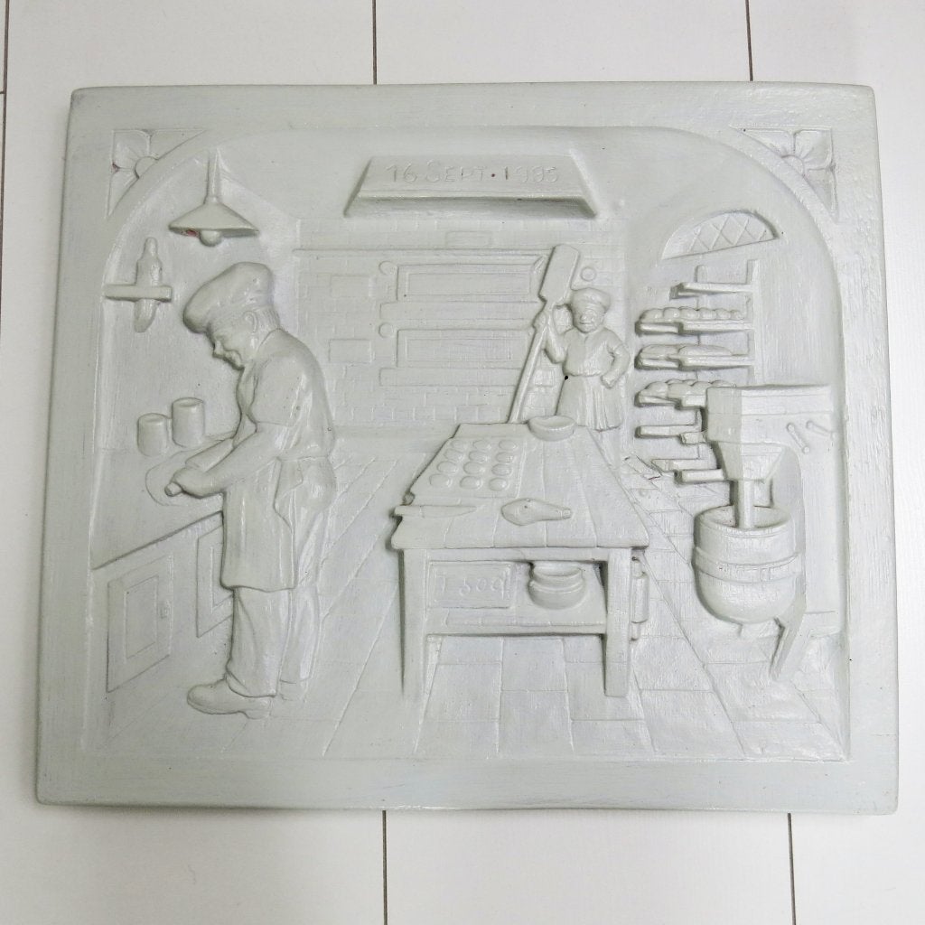 Tableau de boulanger en céramique, Antiquités & Art, Curiosités & Brocante, Enlèvement ou Envoi
