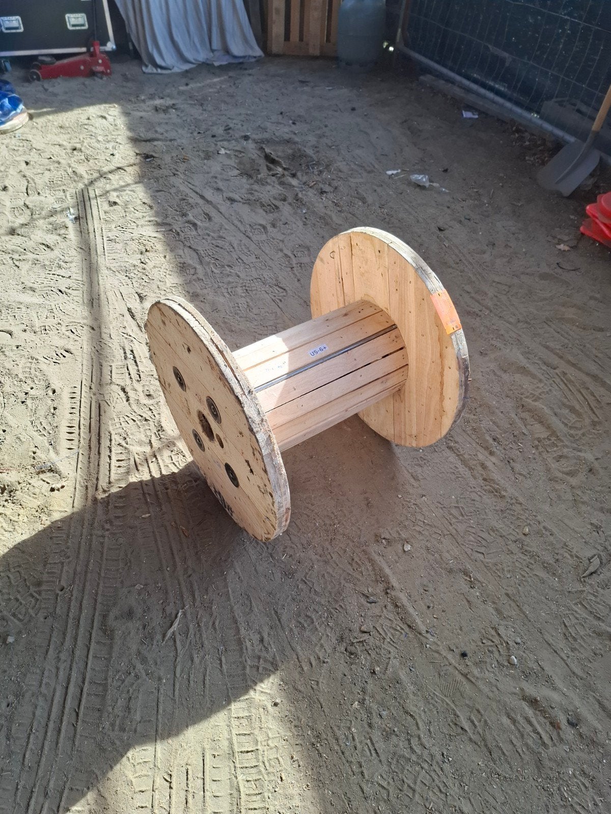 houten haspels, Ophalen
