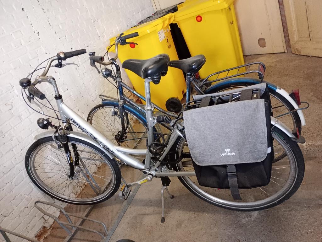City star - damesfiets, Autres marques, Vitesses, Frein sur jante, 53 à 56 cm