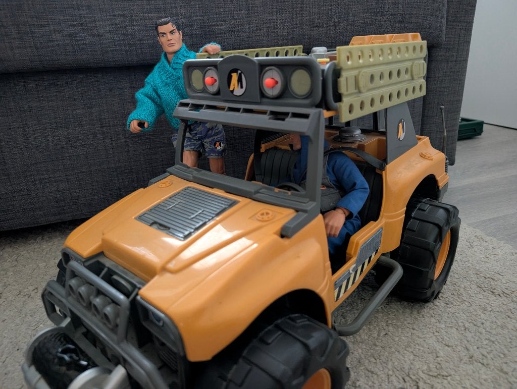 Action man met assesoires, Ophalen, Gebruikt