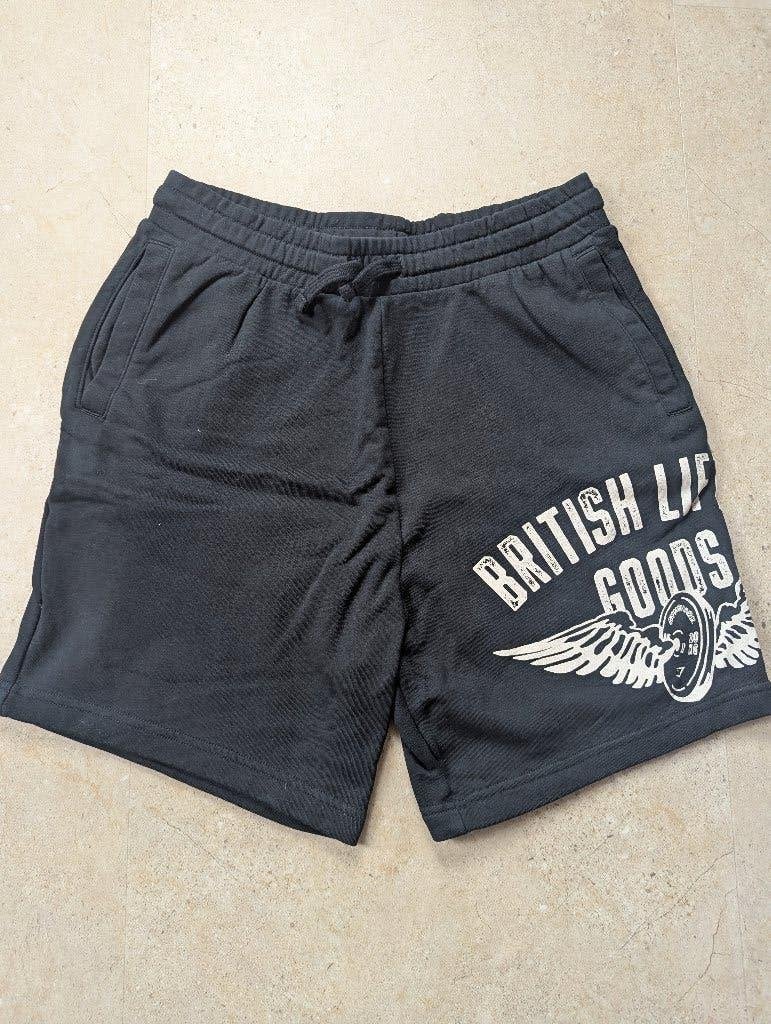 Zwarte korte broek van Gymshark, Fitness, Zo goed als nieuw, Verzenden, Maat 48/50 (M)