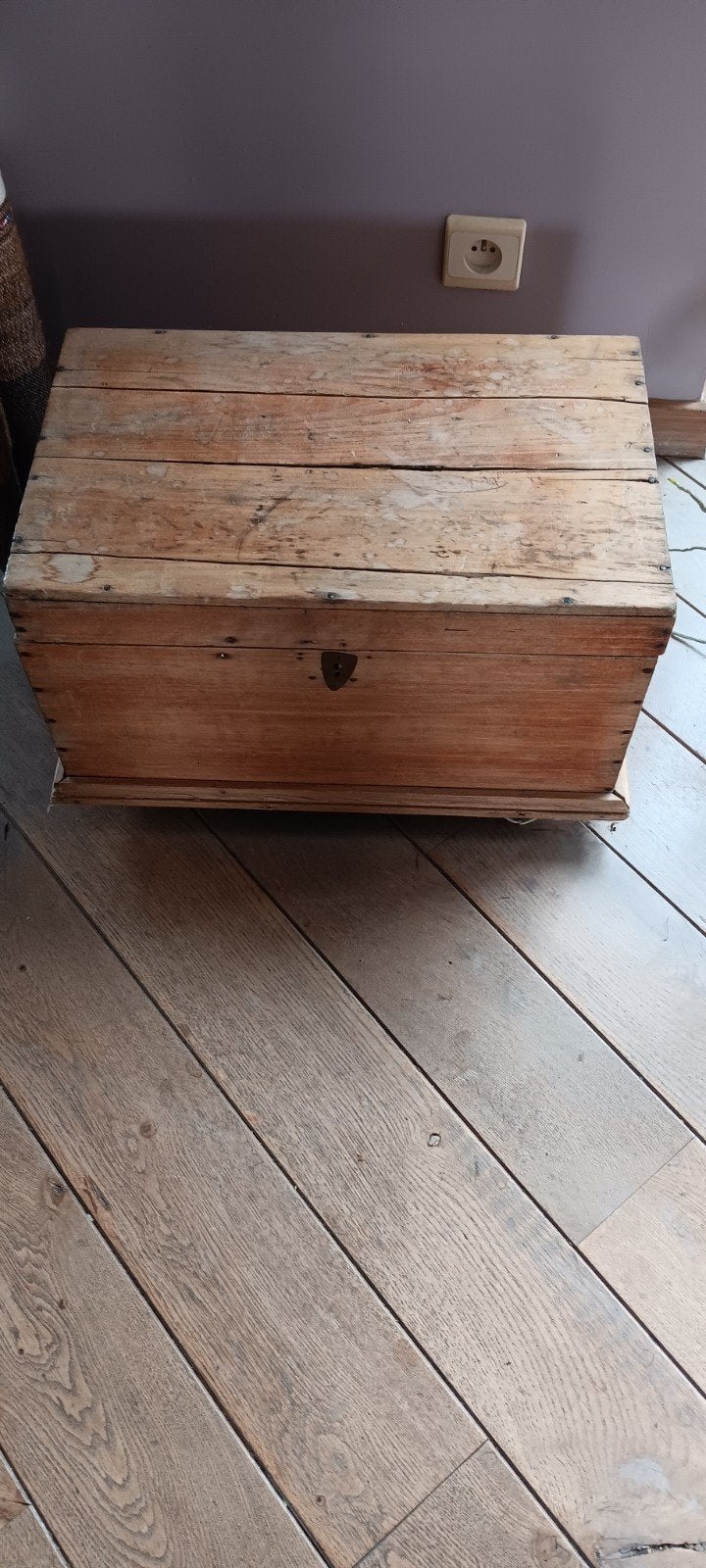 Kleine grenen kist, Ophalen, Gebruikt, Grenenhout