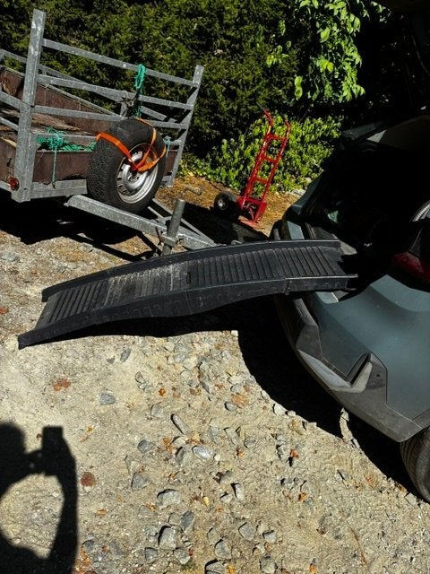 Rampe chargement pliable pour moto, velo ou animaux, Enlèvement, Utilisé