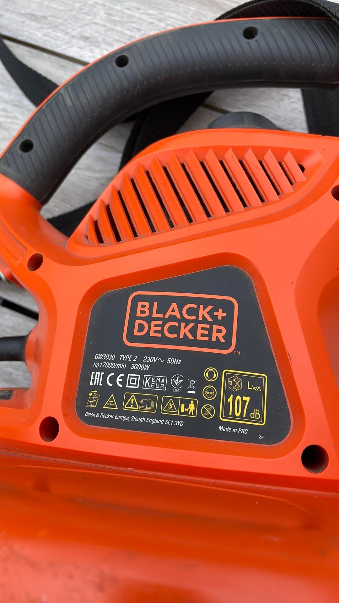 Bladblazer/ zuiger black&decker, Tuin en Terras, Bladblazers, Ophalen, Gebruikt, Handgedragen, Met opvangzak