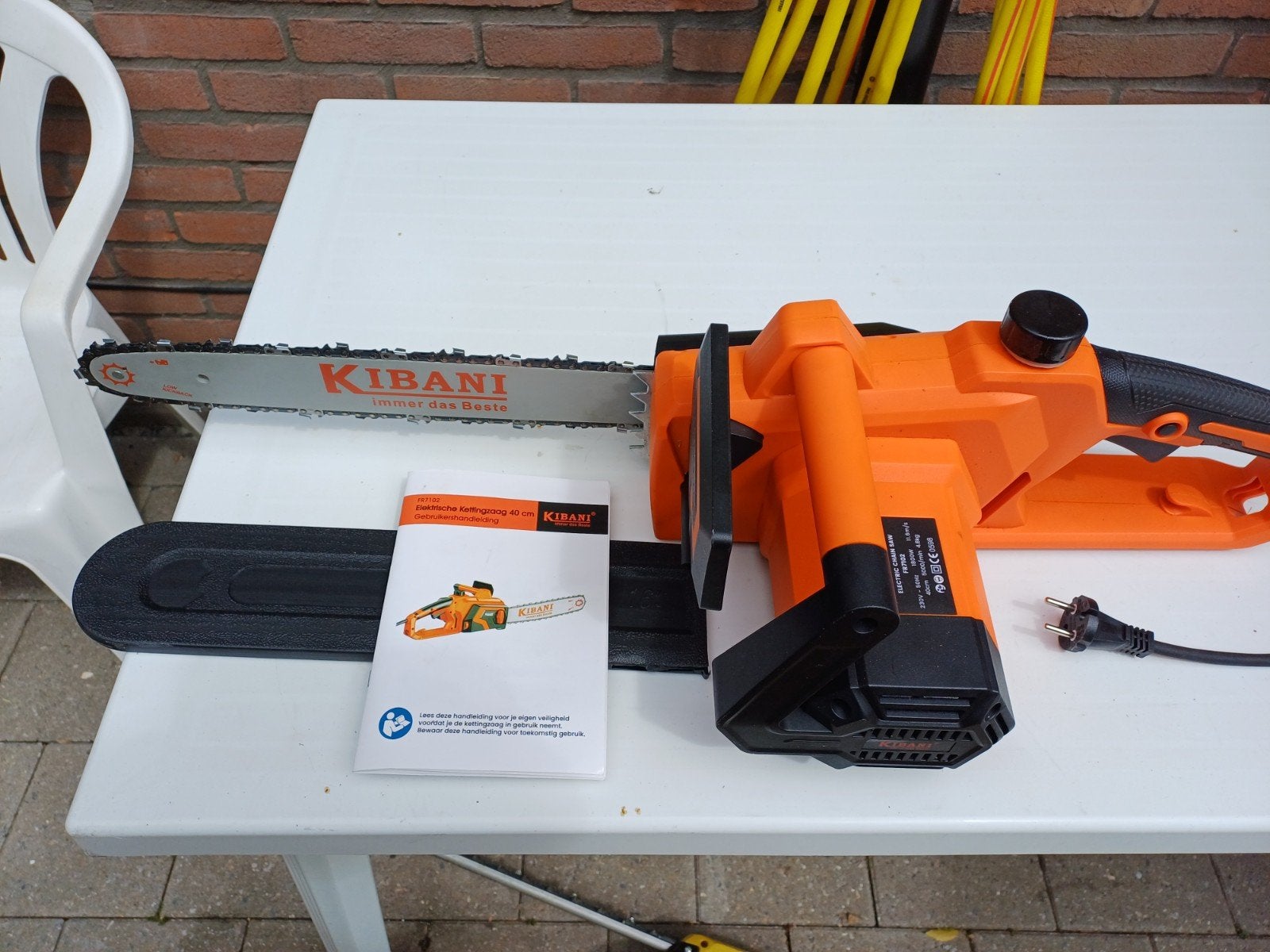 Kettingzaag nieuwe, Tuin en Terras, Bladblazers, Ophalen, Nieuw, Elektrisch, Handgedragen