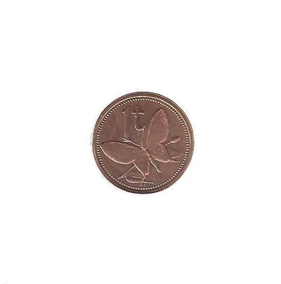 Papoea New Guinea, 1 Toea 2004., Postzegels en Munten, Munten | Oceanië, Ophalen of Verzenden, Losse munt