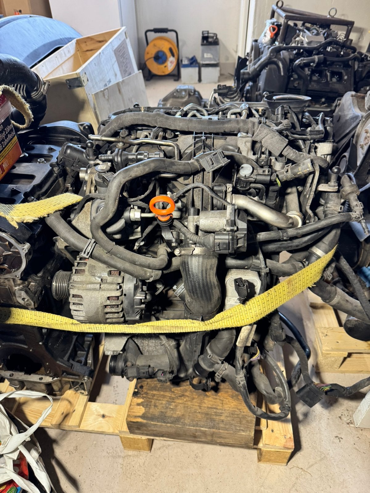VW Golf 6 2.0 GTD motorblok CFGB, Auto-onderdelen, Ophalen, Gebruikt