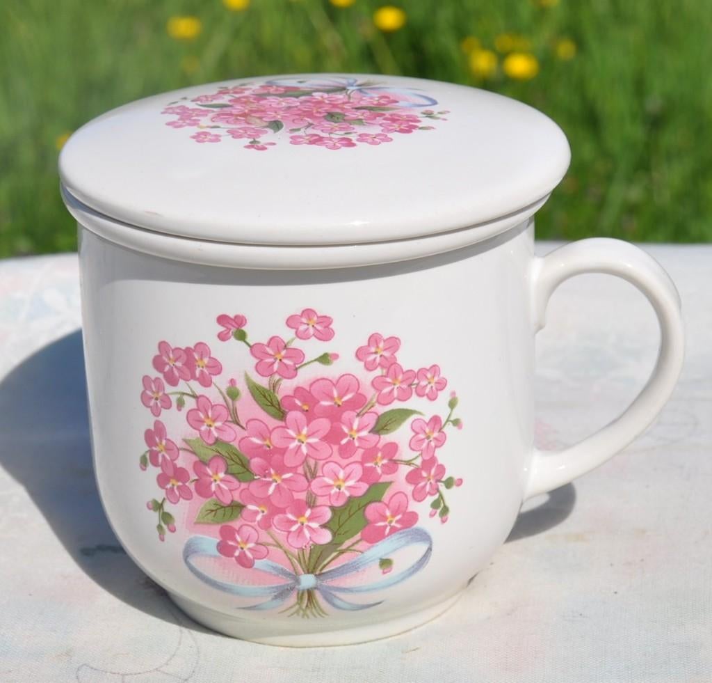 tasse a the avec filtre et couvercle, Maison & Meubles, Enlèvement ou Envoi, Neuf, Céramique, Tasse(s) et/ou soucoupe(s)