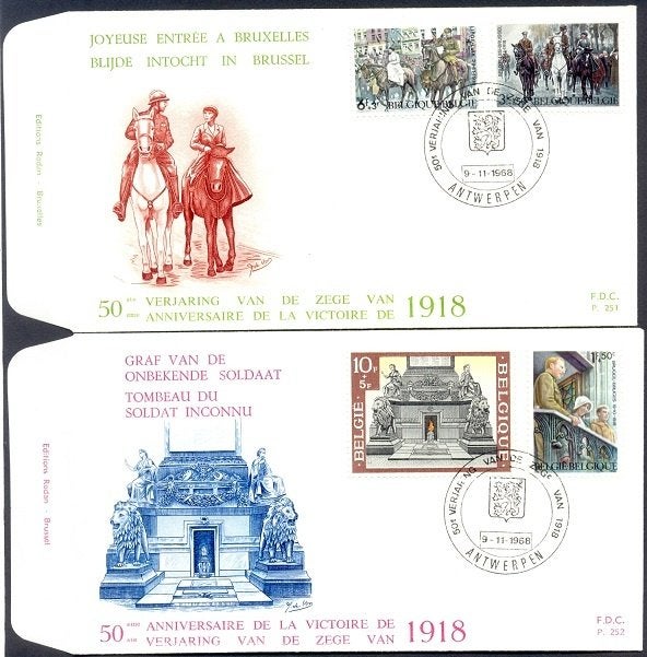 posrzegels, Met envelop, Ophalen of Verzenden, Gestempeld, Gestempeld