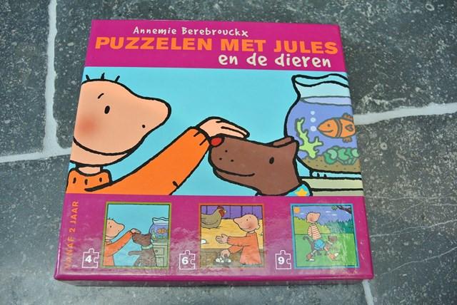 Puzzelen met Jules en de dieren, Kinderen en Baby's, Ophalen of Verzenden, Puzzelen