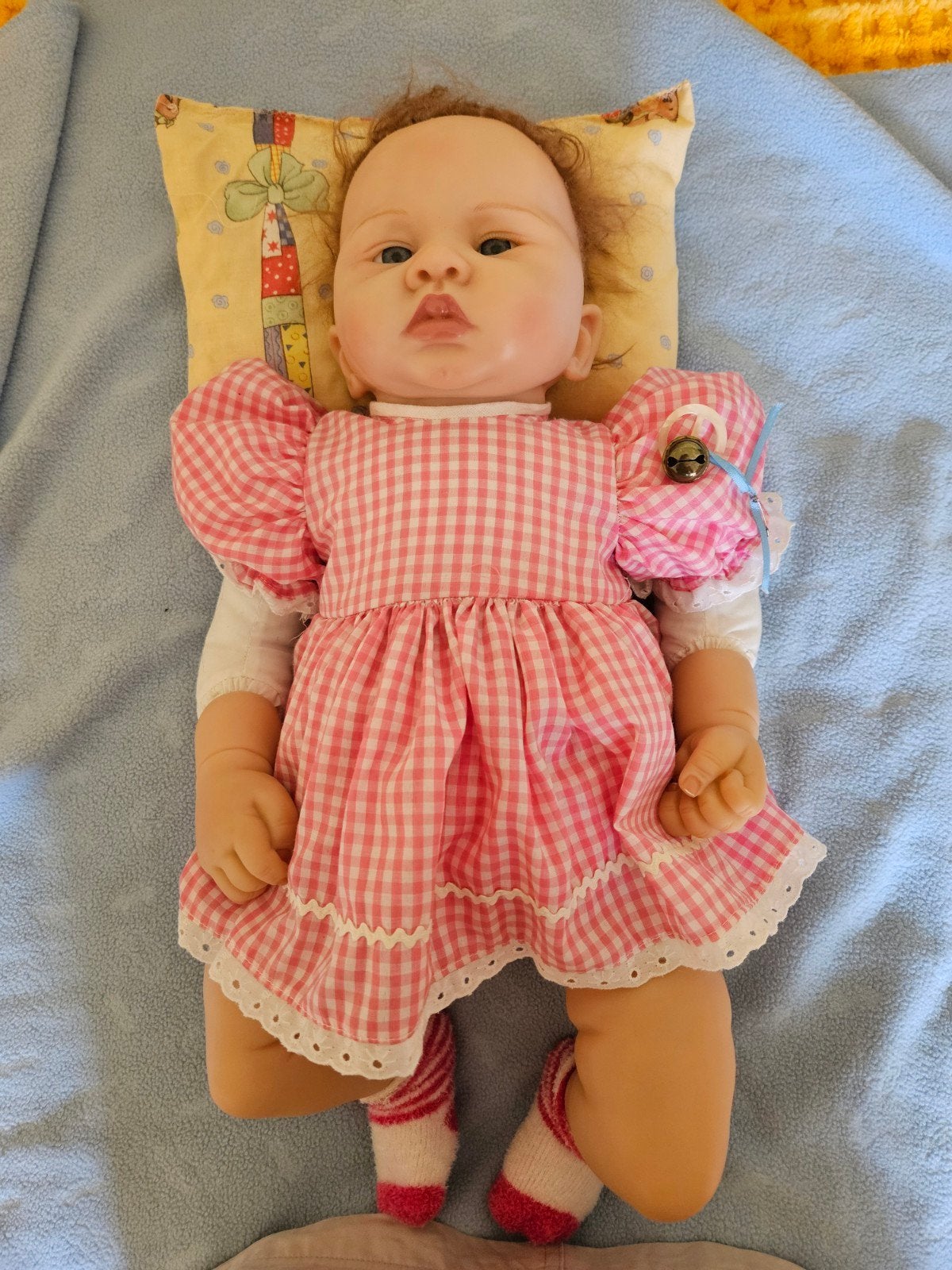Reborn babypop S.Faber met kleedjes, Verzamelen, Ophalen of Verzenden, Babypop