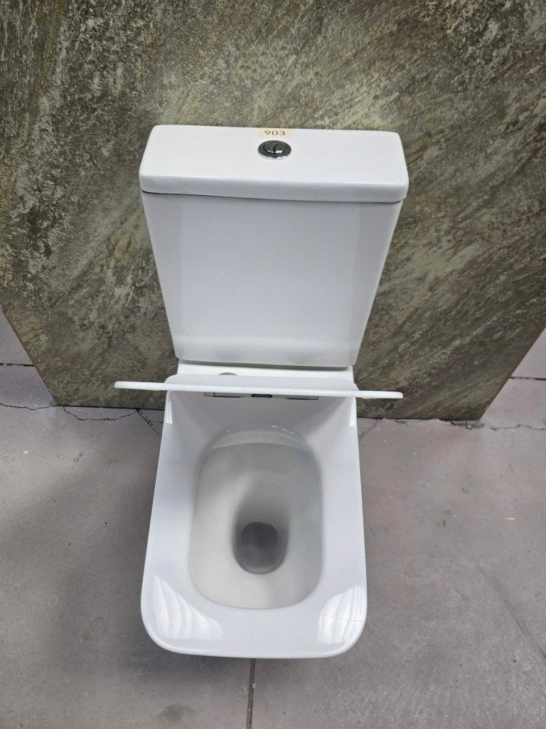 WC Rectangulaire, Enlèvement, Neuf, Blanc