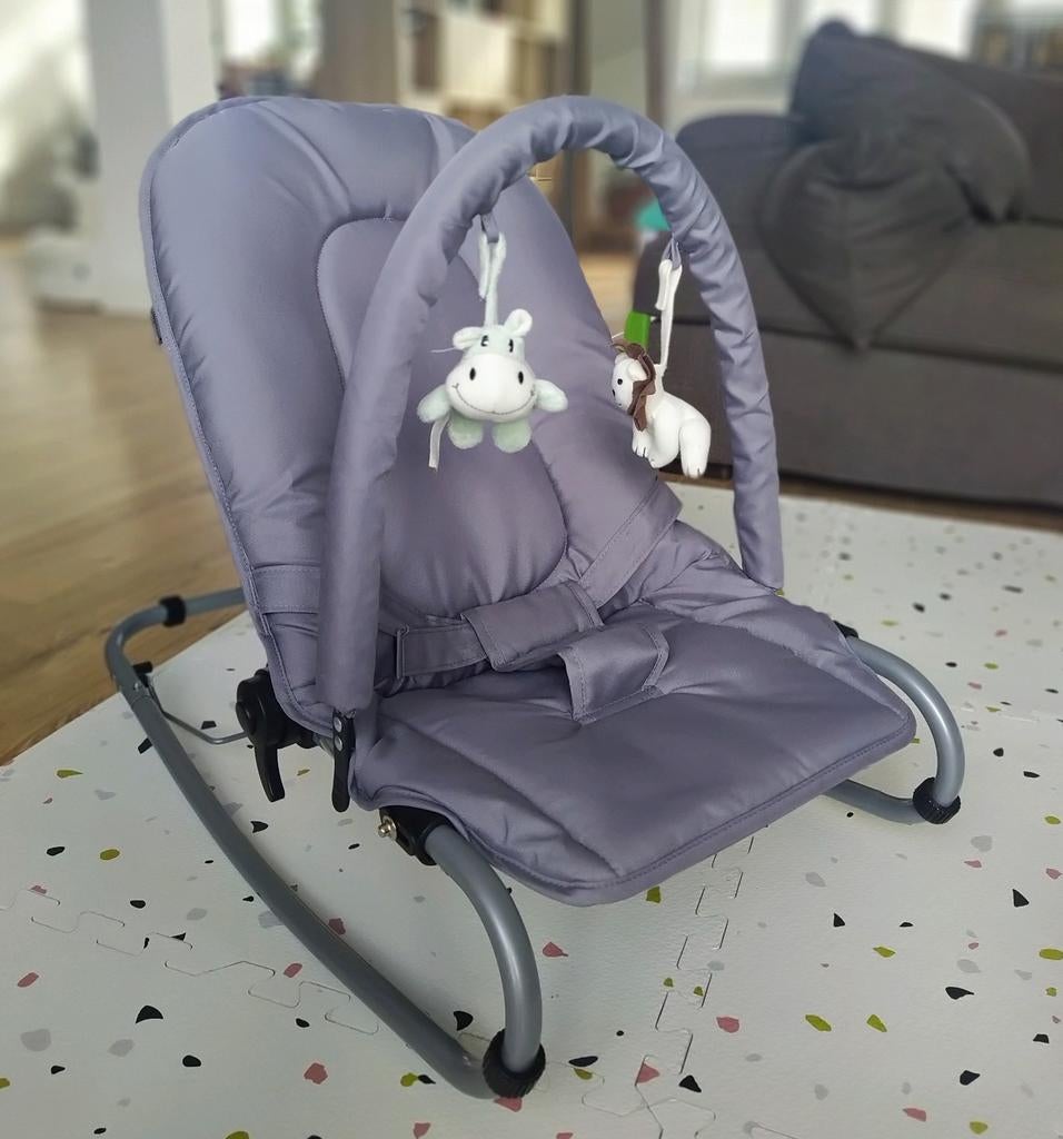 Wipper wipstoel grijs Prénatal Top Mark, Kinderen en Baby's, Wipstoeltjes, Ophalen, Gebruikt, Verstelbaar, Wipstoel