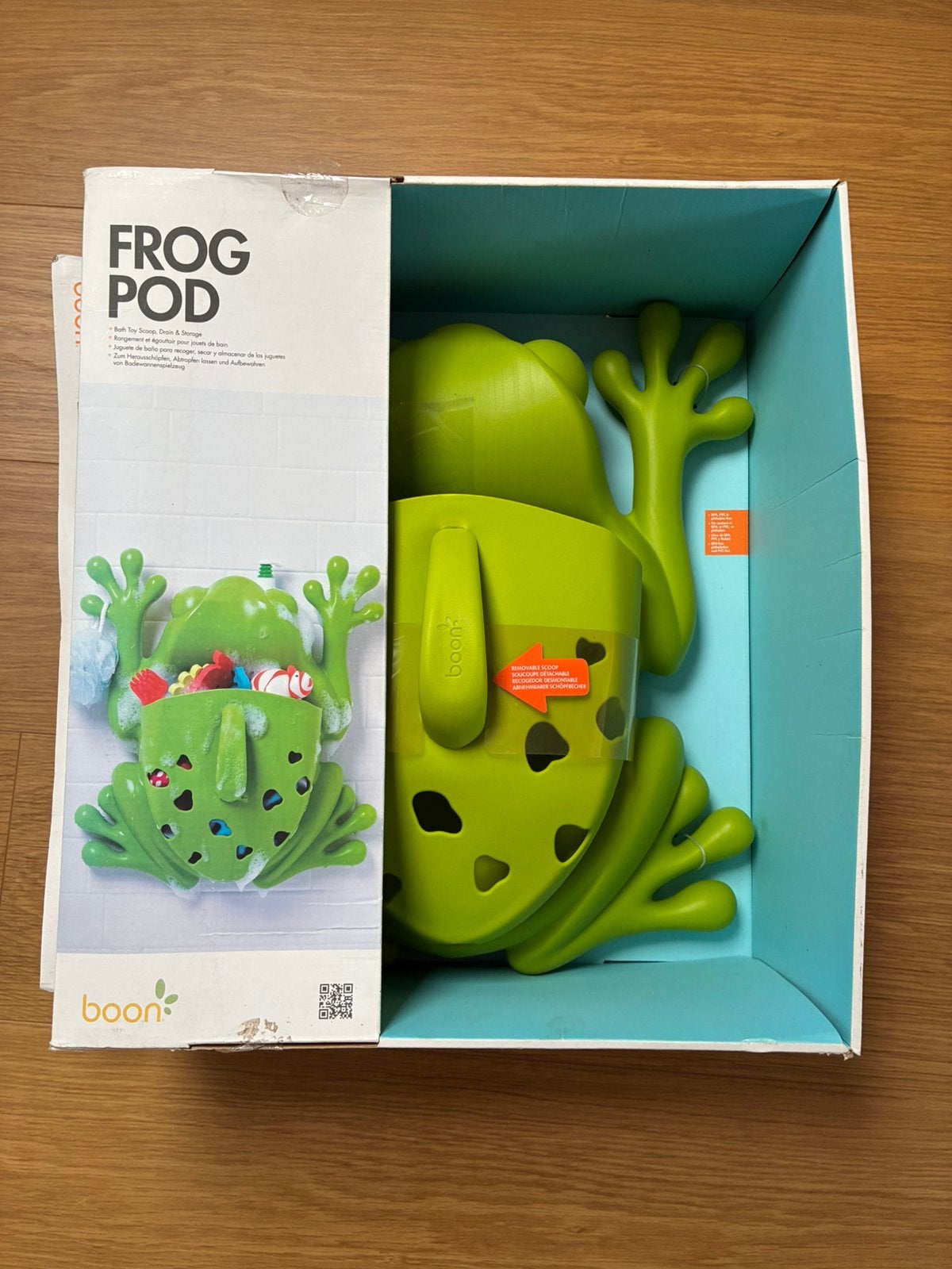 FROG POD kikker voor opbergen badspeelgoed, Kinderen en Baby's, Ophalen, Nieuw