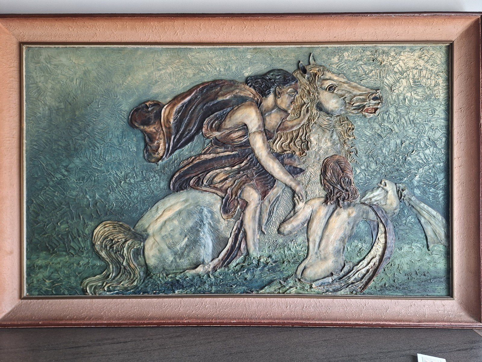 Fresco schilderij, Ophalen