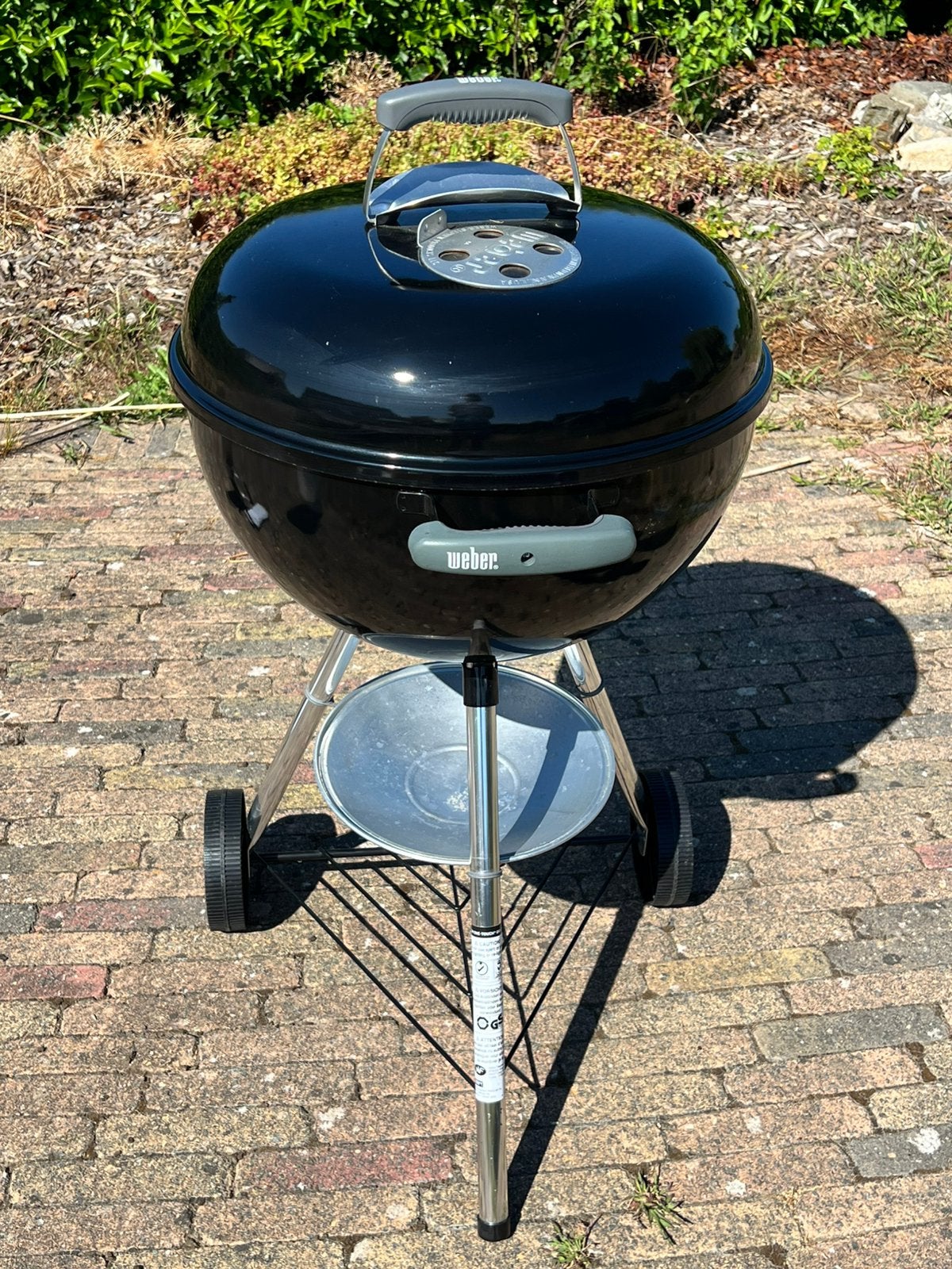 Weber Barb-B-Kettle houtskool bbq metaal zwart ø 47 cm, Tuin en Terras, Houtskoolbarbecues, Ophalen, Zo goed als nieuw