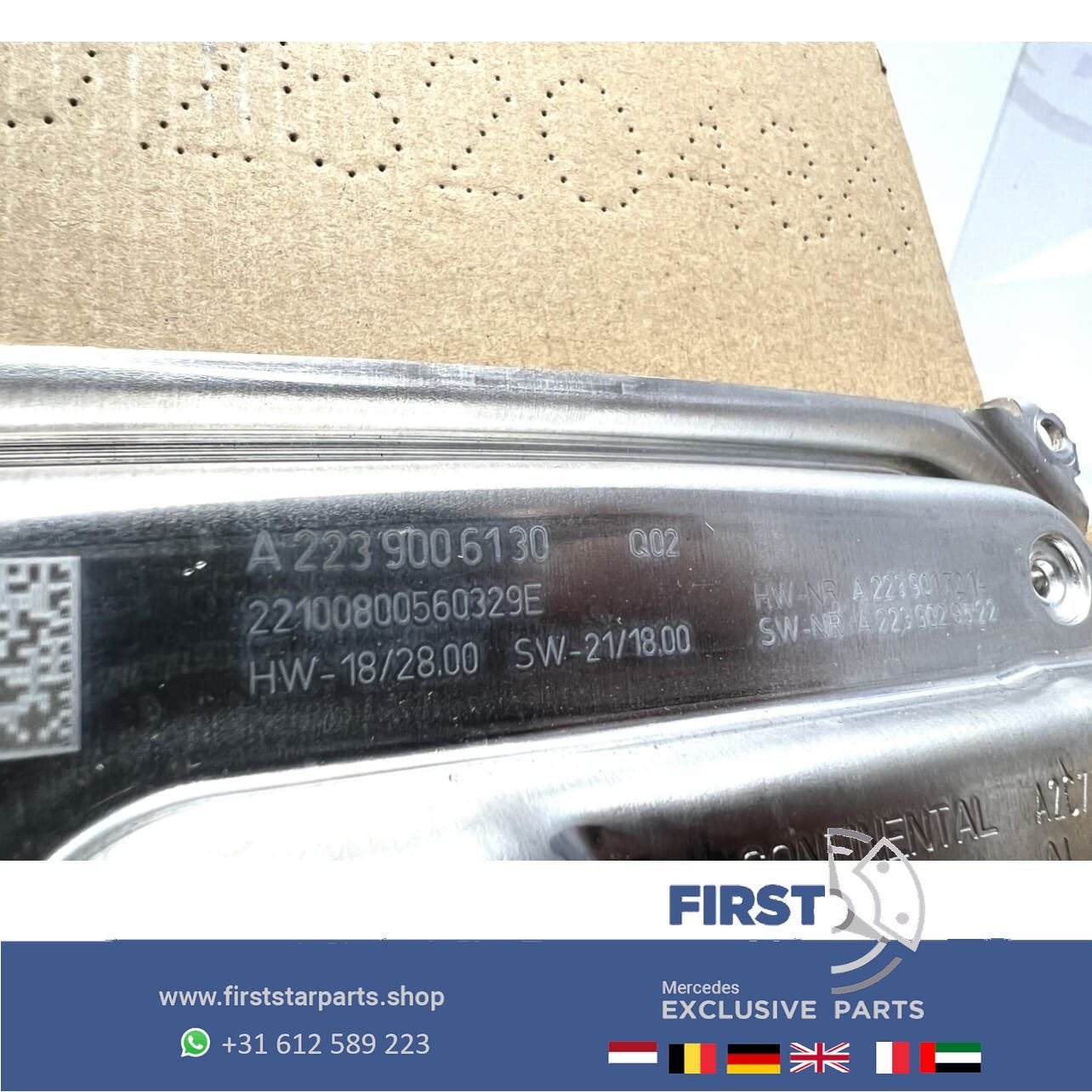 A2239006130 KOPLAMP MODULE Mercedes C E CLE EQE EQS Klasse L, Gebruikt, -, Ophalen of Verzenden, -