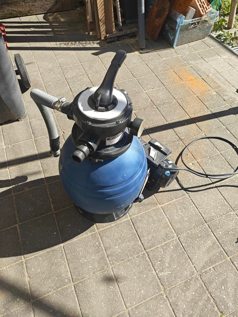 Zandfilter voor zwembad, Ophalen