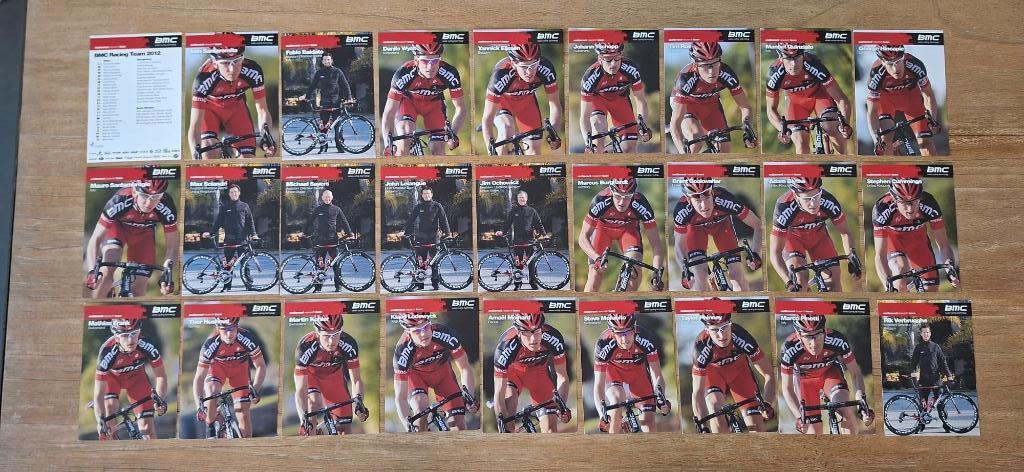 Rennerskaarten wielrennen; 27x BMC Racing (Hushovd Hincapie), Verzenden, Nieuw, Spelerskaart