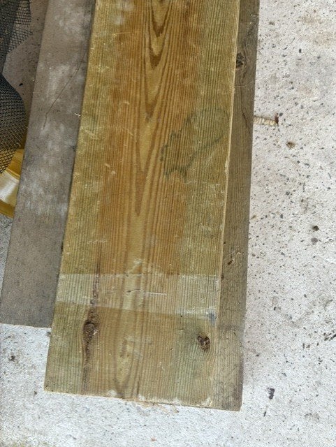 Bois sapin traité, Bricolage & Construction, Bois & Planches, 50 mm ou plus, Comme neuf, Enlèvement, Imprégné