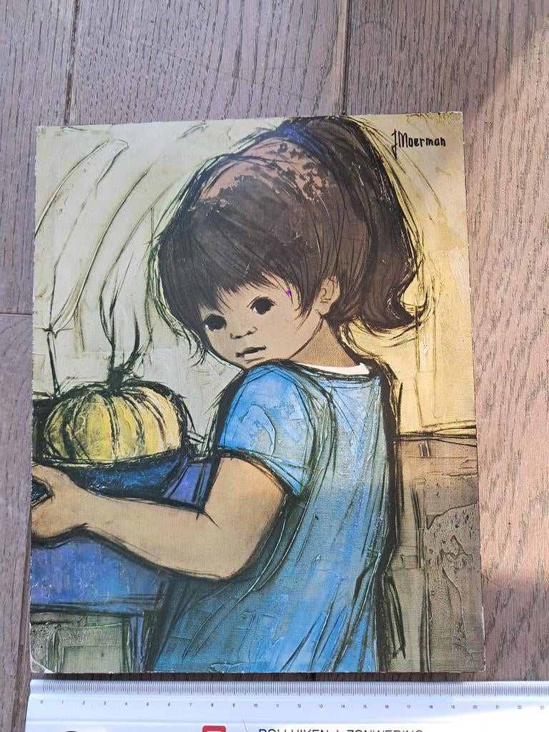Retro plankje Jaklien Moerman, Ophalen of Verzenden