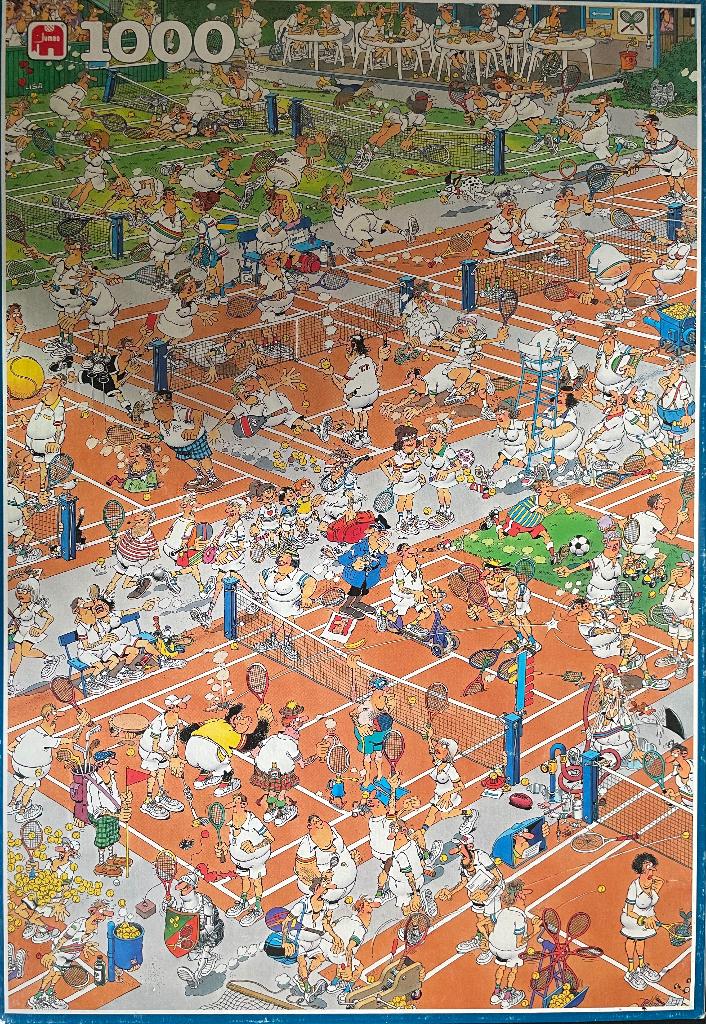 Tennis - JVH Puzzel 1000 Stukjes, Enlèvement, 500 à 1500 pièces, Comme neuf, Puzzle