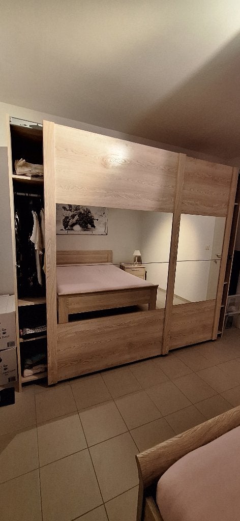 volledige slaapkamer, Huis en Inrichting, Ophalen, Zo goed als nieuw, Tweepersoons, Modern
