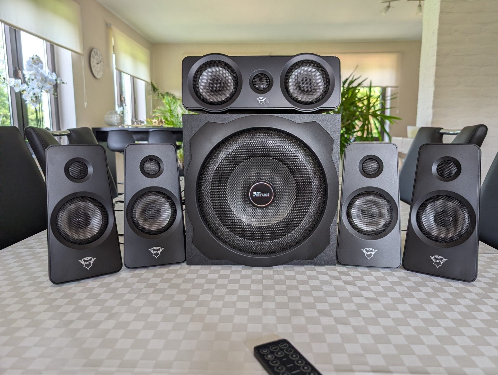 Haut-parleur Trust GXT 658 Tytan, Enlèvement, Utilisé, 120 watts ou plus, Ensemble surround complet