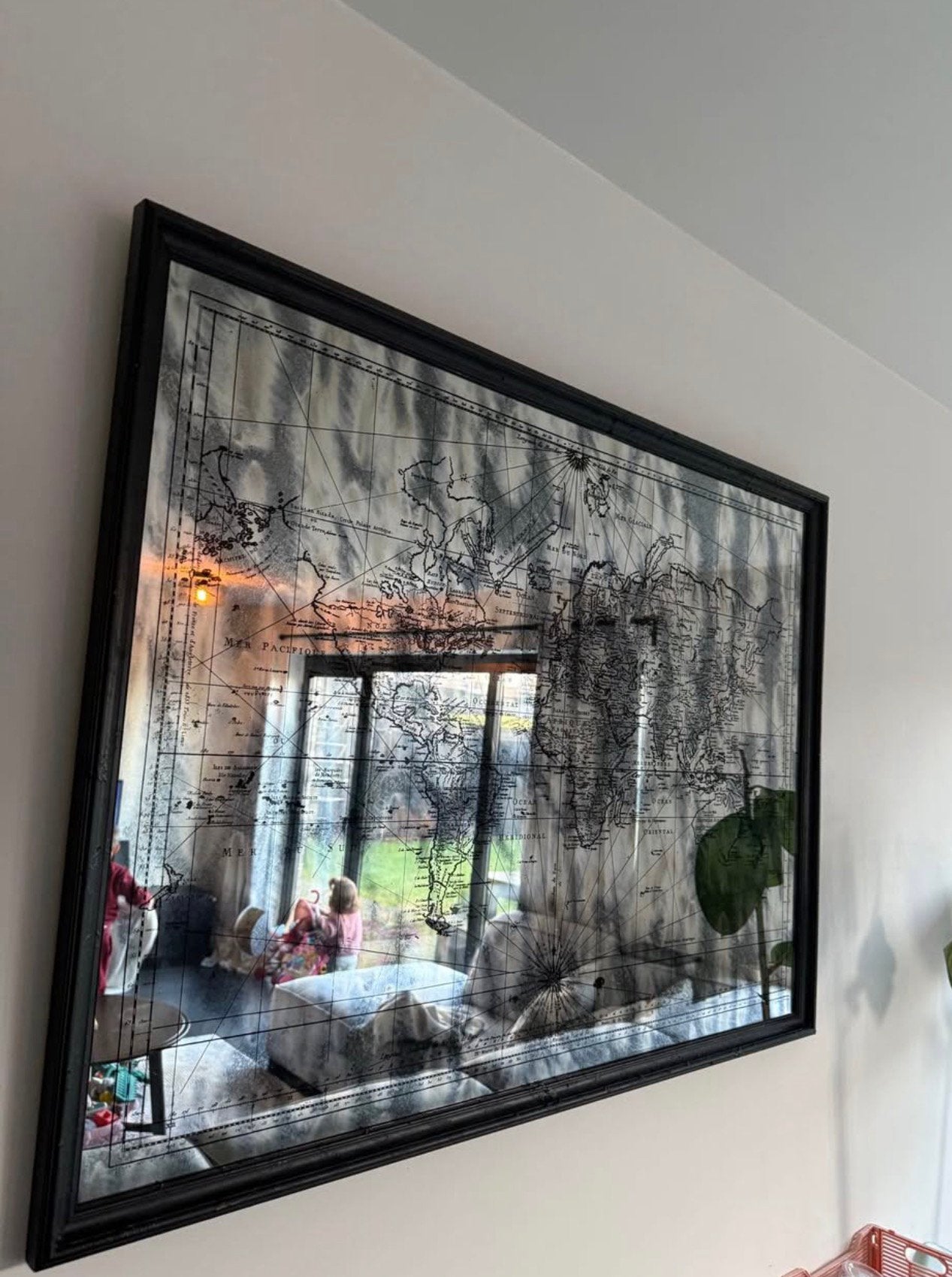 Spiegel maison du monde, Antiek en Kunst, Ophalen
