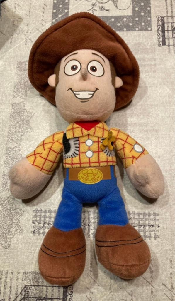 Toys Story,knuffel Woody 30 cm., Gebruikt, Overige merken, Overige karakters, Overige typen