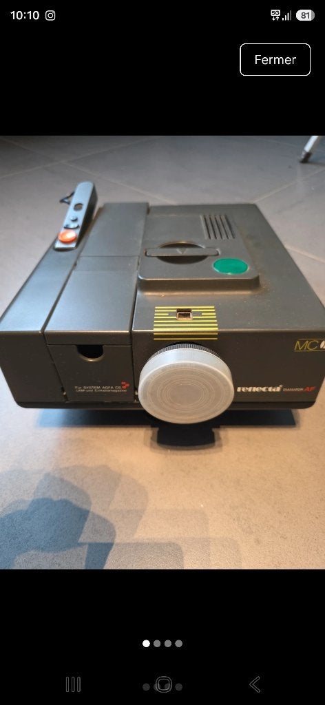 Projecteur diapositives agfa, TV, Hi-fi & Vidéo, Enlèvement, Utilisé