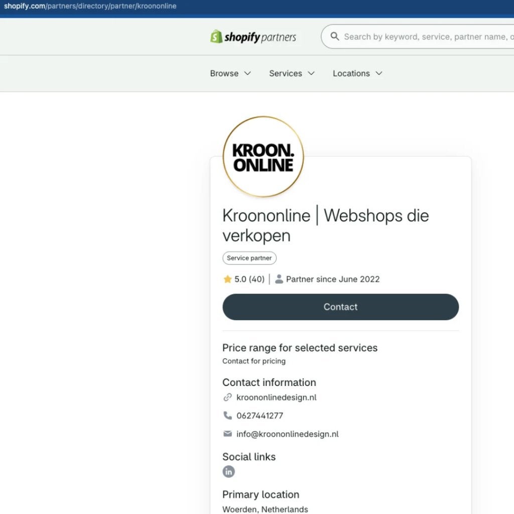 Shopify webshop laten maken|5,0 uit 40+ reviews|Vanaf €1500, Articles professionnels
